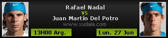 Rafael Nadal vs Juan Martin Del Potro