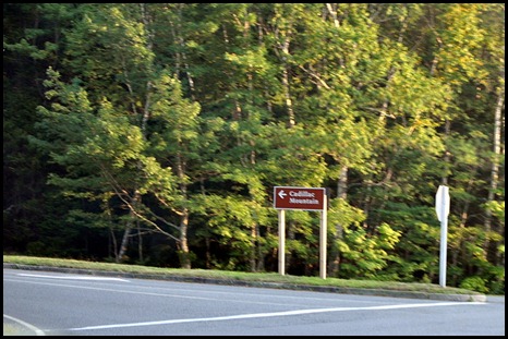 03d - park loop road, left onto Cadillac Summit Road