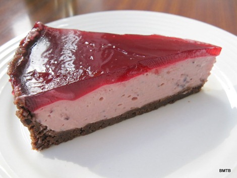 Choc berry cheesecake