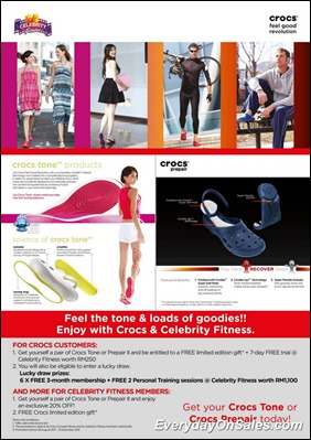 Crocs-With-Celebrity-Fitness-Joint-Offers-2011-EverydayOnSales-Warehouse-Sale-Promotion-Deal-Discount