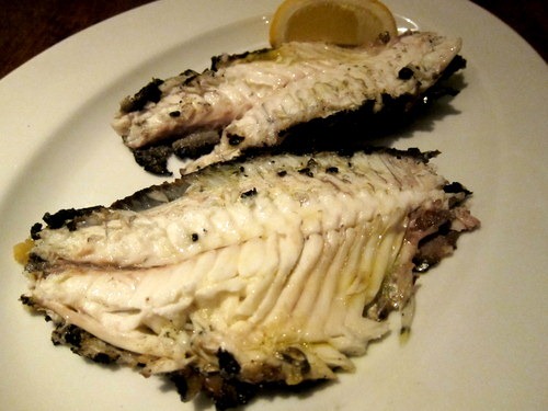 'Fossil fish' - sea bream grilled in salt 'Fossil fish' - sea bream grilled in salt