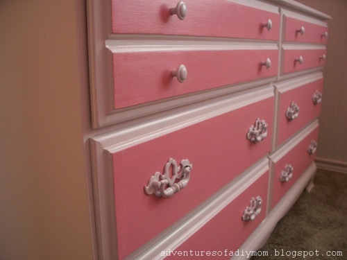 pink dresser makeover (5)
