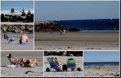 beach collage