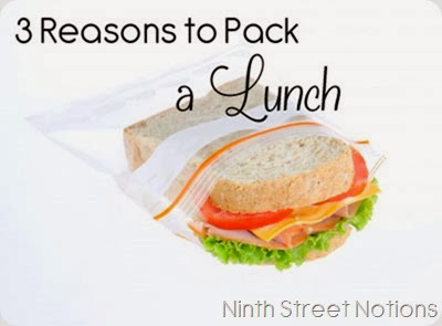 3 Reasons to Pack a Lunch 3 Reaons to Pack a Lunch