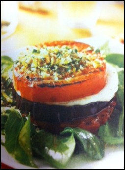 grilled eggplant and parmesan salad