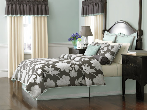 What mom wouldn't appreciate a brand new bedroom? I love the Martha Stewart Collection 24-piece room in a bag kit. Available at Macy's, it gives you everything you need to freshen a bedroom's look. This pattern is called Chantilly. The color combination of charcoal, aqua and ivory is so calming. What mom wouldn't appreciate a brand new bedroom? I love the Martha Stewart Collection 24-piece room in a bag kit. Available at Macy's, it gives you everything you need to freshen a bedroom's look. This pattern is called Chantilly. The color combination of charcoal, aqua and ivory is so calming.