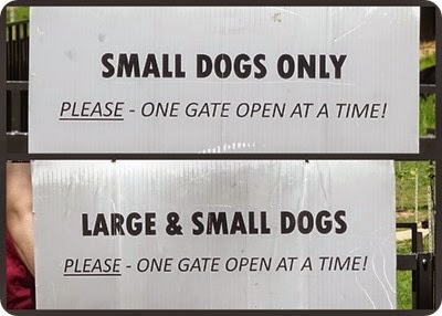 dog park signs