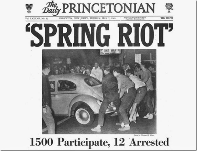 The front page of the The Daily Princetonian
