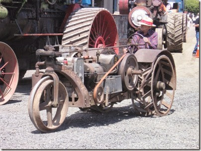 IMG_7926 1912 Samson 4-5 Horsepower Sieve-Pull 3-Wheel Tractor at Antique Powerland in Brooks, Oregon on August 4, 2007