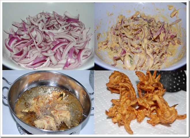 Onion Pakoda Process