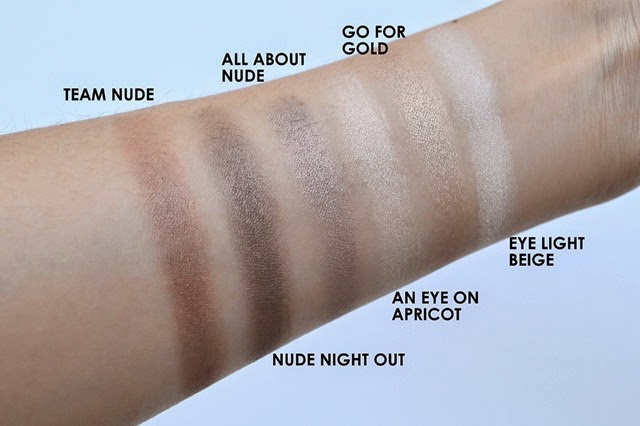 Essence How to Make Nude Eyes Swatches