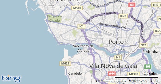 Imagem no mapa