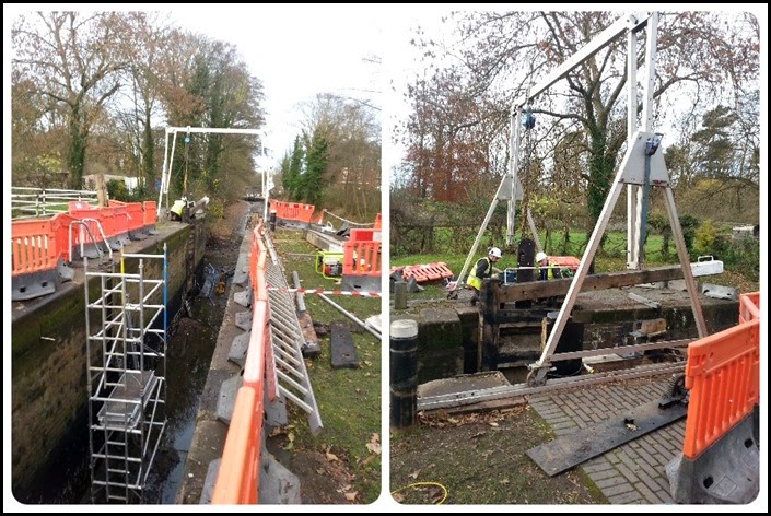 6 Replacing Gate on Lock 4 6 Replacing Gate on Lock 4
