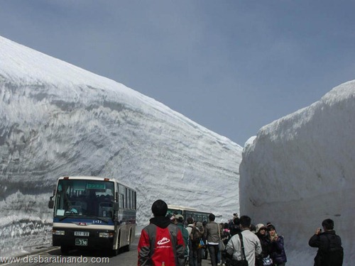 parede de neve 20 metros japao desbaratinando  (2)