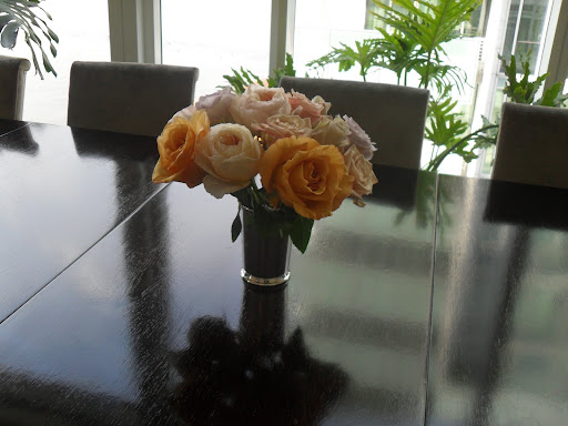 Here is one of the arrangements, there will be many on the table for the dinner parties.