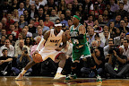 LeBron Sports Championship Gold LBJ X in Miami Heat Opener lebron james nba 121030 mia at bos 11 LeBron Sports Championship Gold LBJ X in Miami Heat Opener
