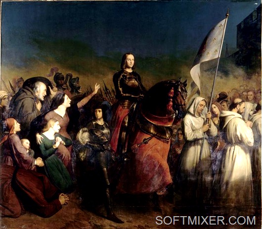 Henry-Scheffer---The-Entry-of-Joan-of-Arc-into-Orleans_-8th-May-1429---1843 Henry-Scheffer---The-Entry-of-Joan-of-Arc-into-Orleans_-8th-May-1429---1843