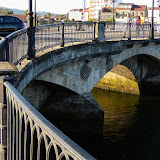 25/08 Pontevedra: sotto questo ponte mare e fiume si incontrano!