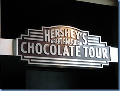 1980 Pennsylvania - Hershey, PA - Hershey's Chocolate Tour sign 1980 Pennsylvania - Hershey, PA - Hershey's Chocolate Tour sign