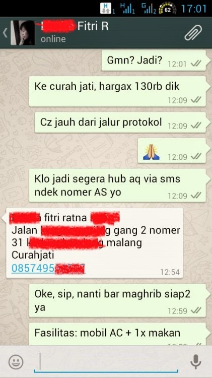 Nukti Konfirmasi WhatsApp Travel Banyuwangi Nukti Konfirmasi WhatsApp Travel Banyuwangi