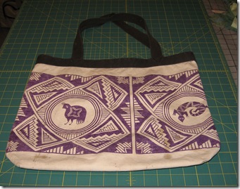 purple bag