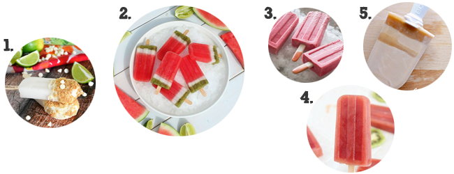 50+ Popsicle Recipes - fudgesicles, ice pops, fruit popsicles, pudding pops and more!