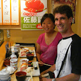 Sushi breakfast at Tsukiji Sushi breakfast at Tsukiji