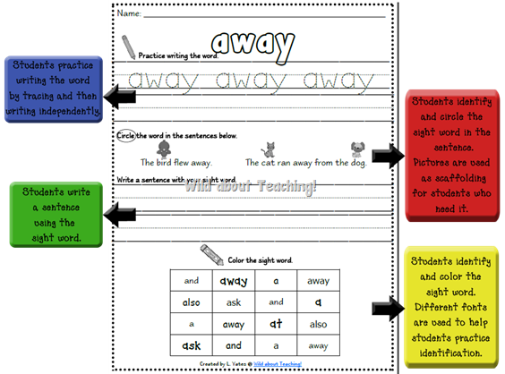 Sight Word Practice