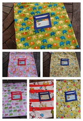 kindy library bags Collage