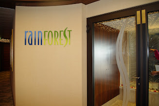 The rainforest in the Senses Spa