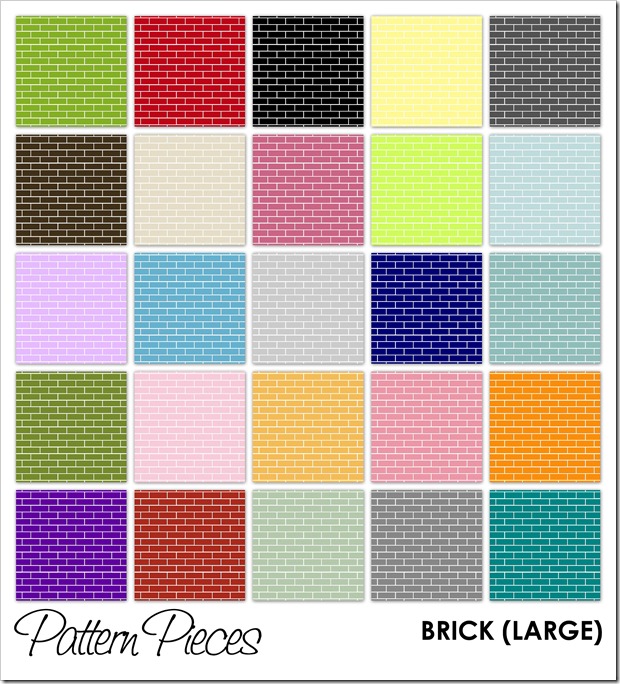 IMAGE - Pattern Pieces - Brick (Large)