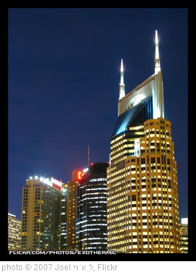 'Nashville Skyline at Twilight 2' photo (c) 2007, Joel ?????? - license: http://creativecommons.org/licenses/by-sa/2.0/