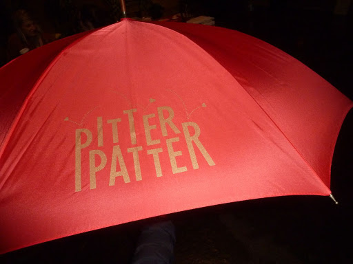 Guests received umbrellas in anticipation of any rain Seattle might get that weekend. They had 