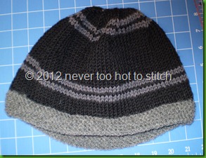 2012 grey and black hat