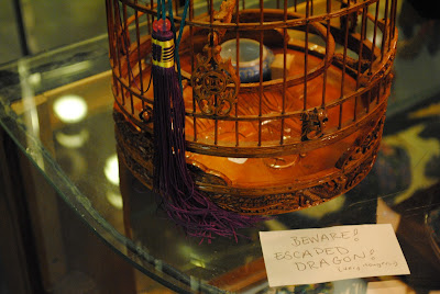 Dragons had escaped when we visited! Luckily we were able to evade them, unscathed.