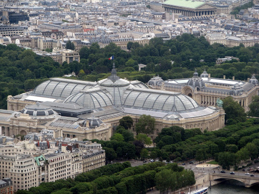 Napoleons tomb from Eiffel top Napoleons tomb from Eiffel top
