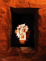 View from inside the Manitou Cliff Dwellings