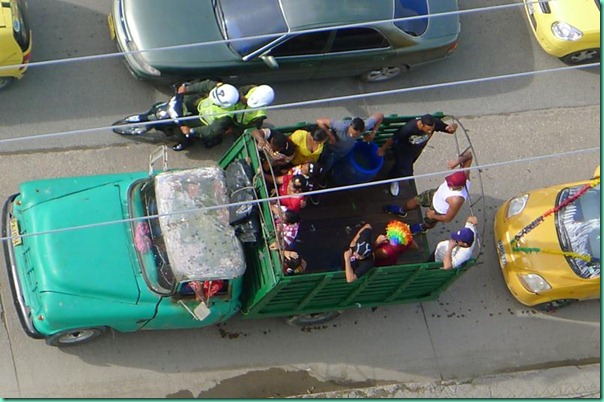 truck water for splashing passersby