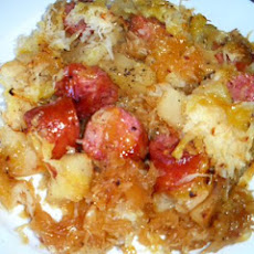 Sausage, Sauerkraut & Apples