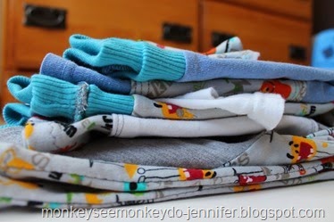 stack of shirts