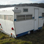 Vintage Shasta 1400 Travel Trailer Body.