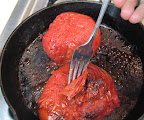 I was able to get all the peel off the tomatoes.