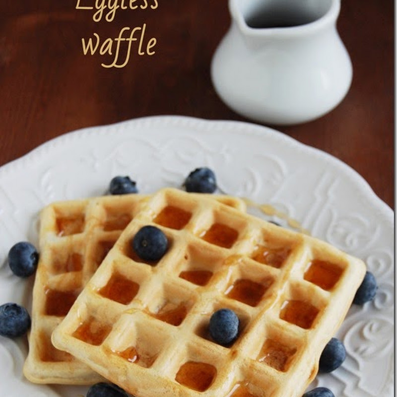Eggless waffle