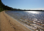 A beautiful day along the shore in Obatanga Provincial Park