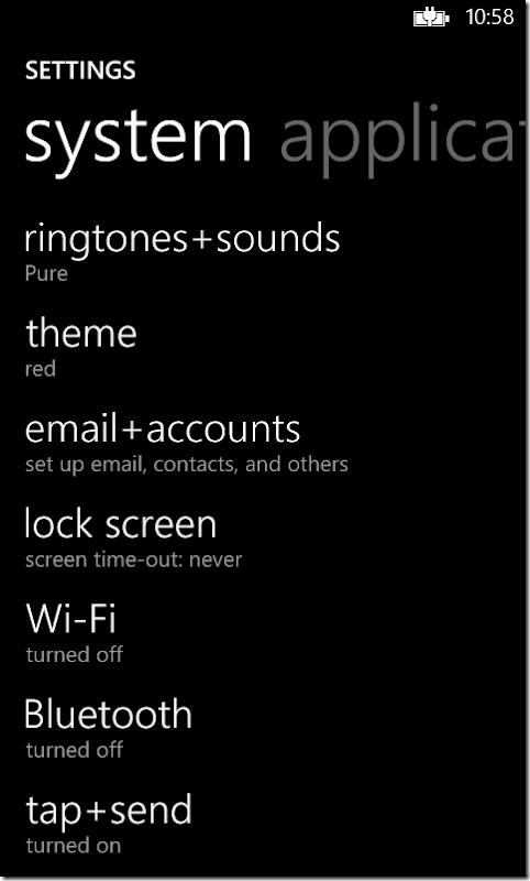 settings settings