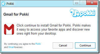 gmail for pokki