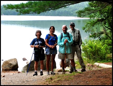 02b - Pemetic Mtn Hike - Bubble Pond and Hikers