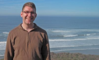 Grant Ferguson, from the University of Saskatchewan's Department of Civil and Geological Engineering, at the Pacific Ocean. usask.ca