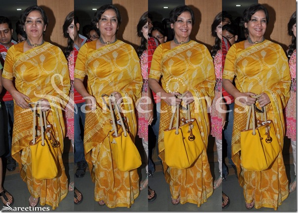 Shabana_Azmi_Gold_Silk_Saree