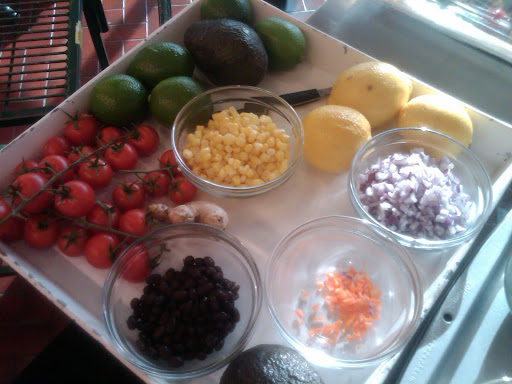 Fresh, healthy ingredients pre-measured and ready to go. This is what it looks like to cook with Power Foods!